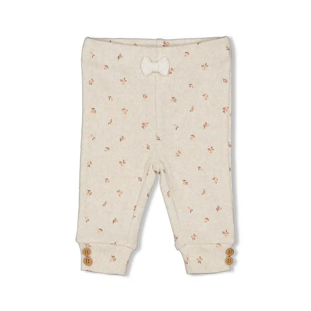 Feetje - Broek rib Print - Little Rosebud