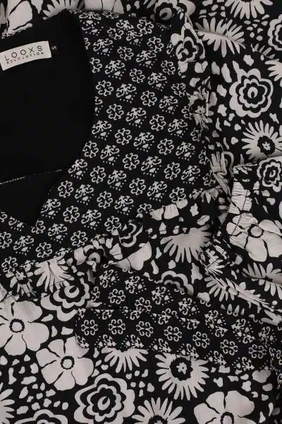 Looxs - Ladies mixed pattern dress