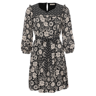 Looxs - Ladies mixed pattern dress
