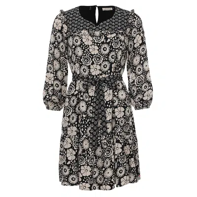 Looxs - Ladies mixed pattern dress