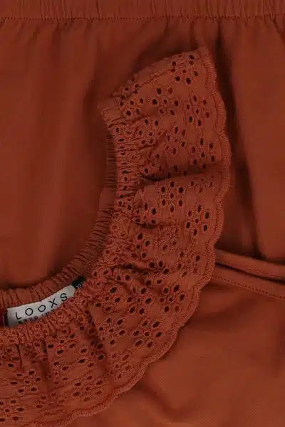 Looxs Little - jersey + broiderie top 98