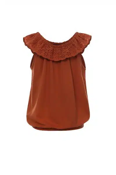 Looxs Little - jersey + broiderie top 98