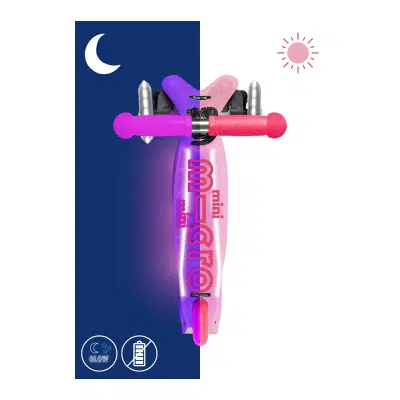 Micro Step - Mini Deluxe Glow Led Plus - Frosty Pink