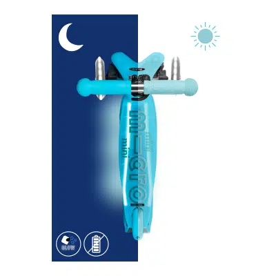 Micro Step - Mini Deluxe Glow Led Plus - Glacier Aqua