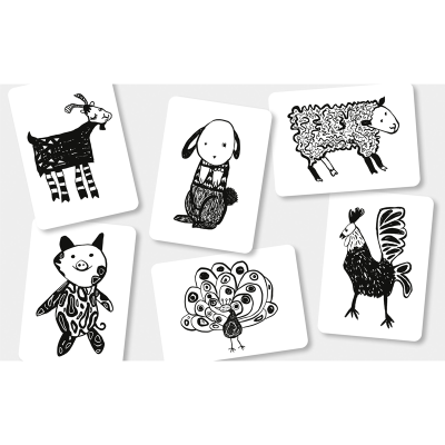 Mini Coco - Flash Cards - Boerderij diertjes