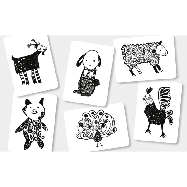 Mini Coco - Flash Cards - Boerderij diertjes