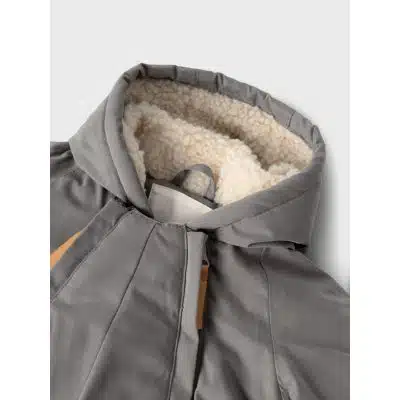 Lil' Atelier - Godo - Padded Snowsuit - Pewter