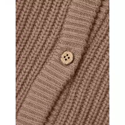 Lil' Atelier - Nalo - Knit Jacket Padded - Beaver Fur