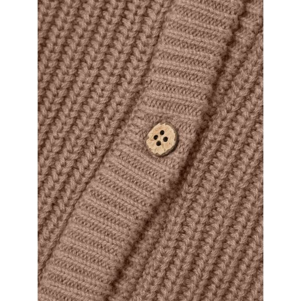 Lil' Atelier - Nalo - Knit Jacket Padded - Beaver Fur