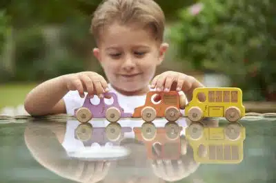 Tickit - E-voertuigen Rainbow Wooden City