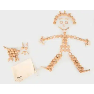 Tickit - Houten Schatten Natuurlijke Set