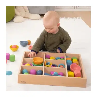 Tickit - Houten Sorteerbak - 7-voudig