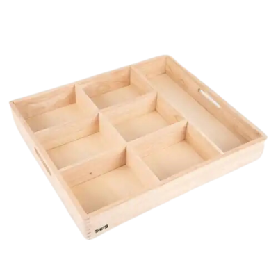 Tickit - Houten Sorteerbak - 7-voudig