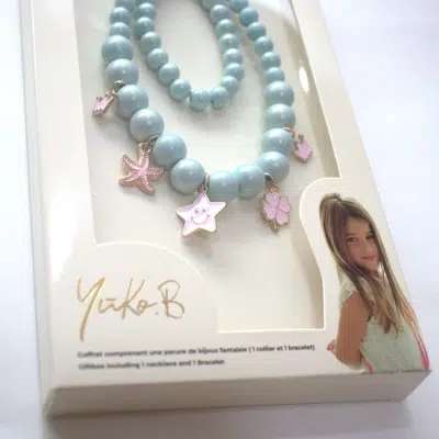 By Yuko B - Halsketting & Armband set - Mila Mint