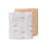 Fresk - Swaddles 120x120cm - Swan Sun Kiss - set van 2