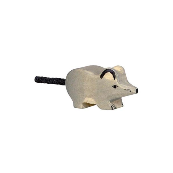 Holztiger - Boerderij - Muis 6x2x3cm