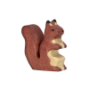 Holztiger - Bosdieren - Eekhoorn bruin 6x2x7cm