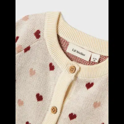Lil' Atelier - Saran - Knit Cardigan - Heart