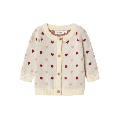 Lil' Atelier - Saran - Knit Cardigan - Heart