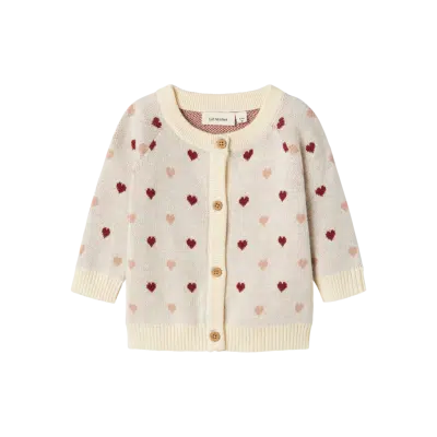 Lil' Atelier - Saran - Knit Cardigan - Heart