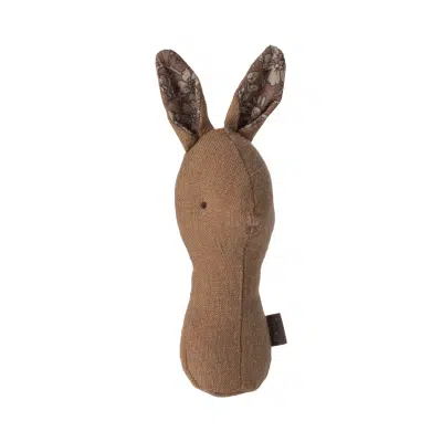 Maileg - Lullaby friends - Bunny rattle - Chocolate
