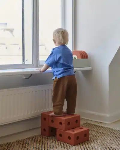 MODU - Activity Toy - Baby Walker - Burnt Orange / Dusty Green