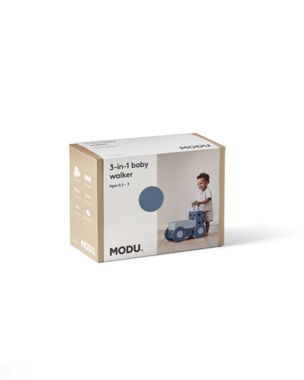 MODU - Activity Toy - Baby Walker - Deep Blue / Sky Blue