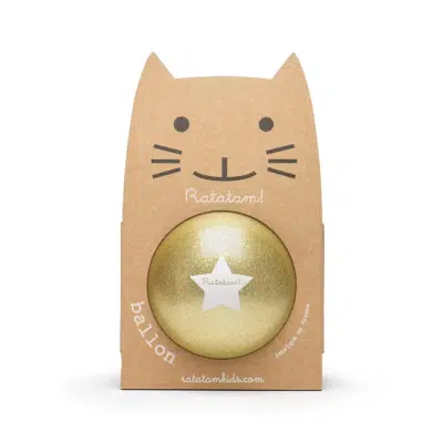 Ratatam - Glitter Ball - Gold 15cm