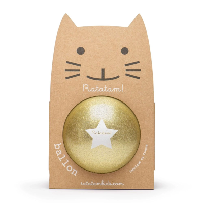 Ratatam - Glitter Ball - Gold 22cm