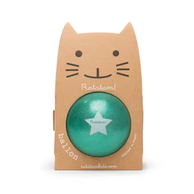 Ratatam - Glitter Ball - Green 15cm
