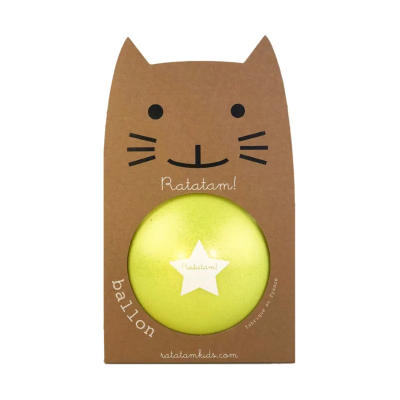 Ratatam - Glitter Ball - Yellow 22cm