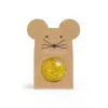 Ratatam - Glitter - Mouse bouncy ball Gold 43mm