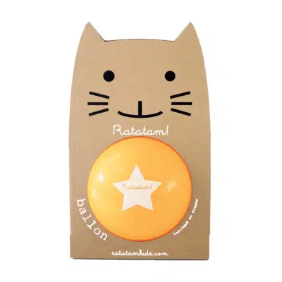 Ratatam - Plain Ball - Orange 15cm