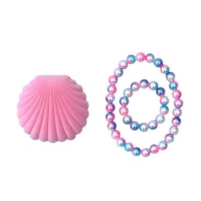 Ratatam - Shell Box with bracelet and necklace - Pink