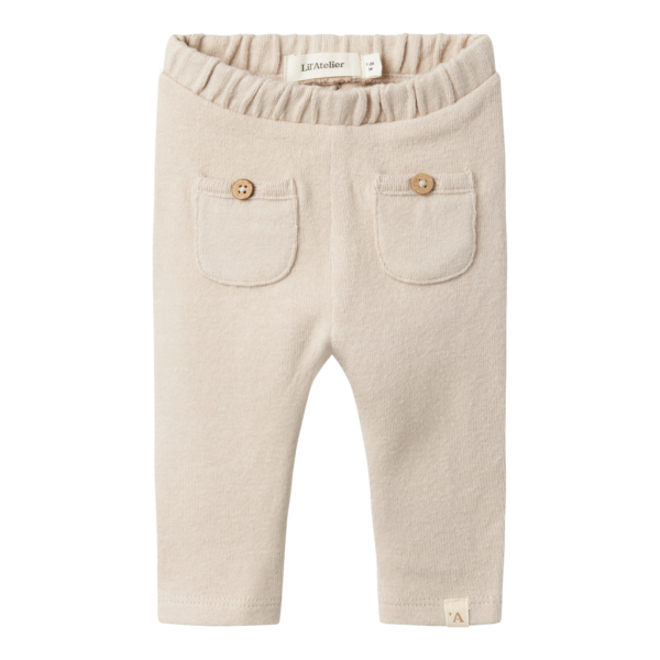 Lil' Atelier - Thoro Hig - Slim Leggings - Gray Morn