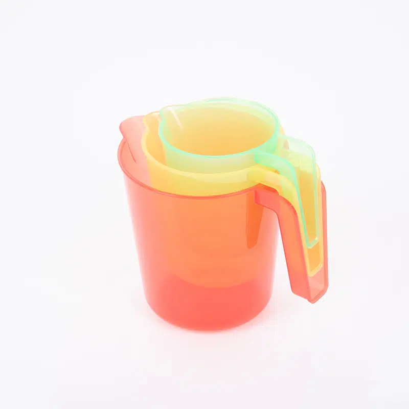 Tickit - Doorschijnende Gekleurde Nestkannen 3 stuks