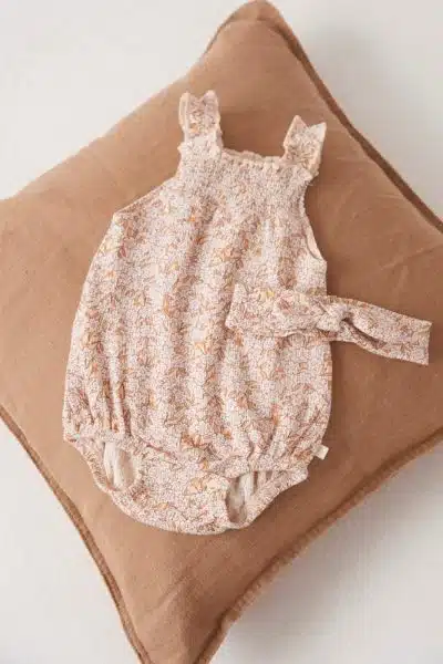 Feetje - Jurk ruches AOP - Flower Field