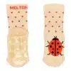 Melton - Ladybug socks - anti-slip - Shortbread