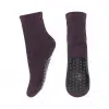 MP Denmark - Celina Glitter socks - anti-slip - Dark Purple