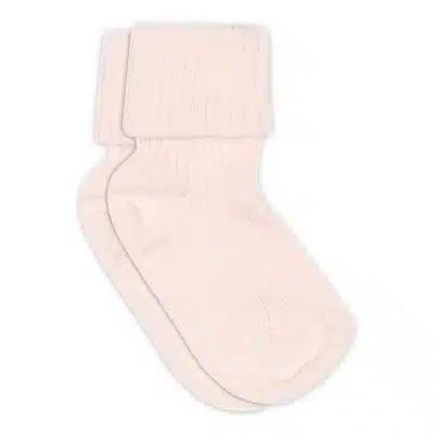MP Denmark - Cotton rib baby socks - Cherry Blossom