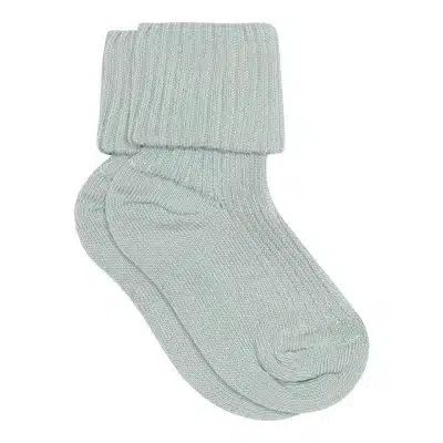 MP Denmark - Cotton rib baby socks - Gray Mist