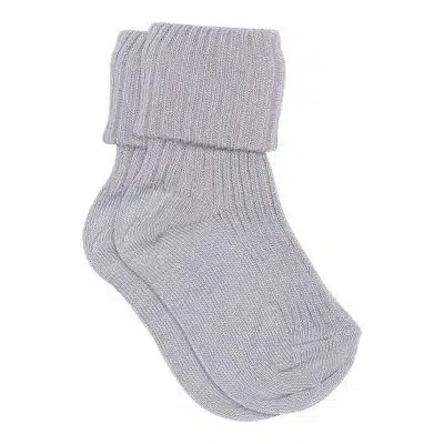 MP Denmark - Cotton rib baby socks - Lavender Sky