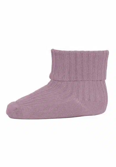 MP Denmark - Cotton rib baby socks - Lilac Shadow