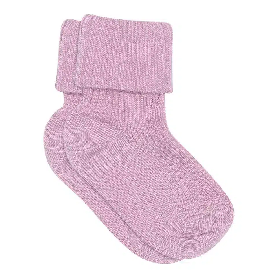 MP Denmark - Cotton rib baby socks - Lupine