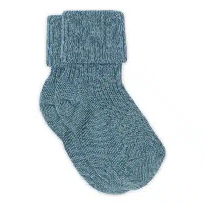 MP Denmark - Cotton rib baby socks - Provincial Blue