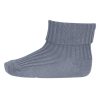 MP Denmark - Cotton rib baby socks - Stone Blue