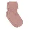MP Denmark - Cotton rib baby socks - Wood Rose