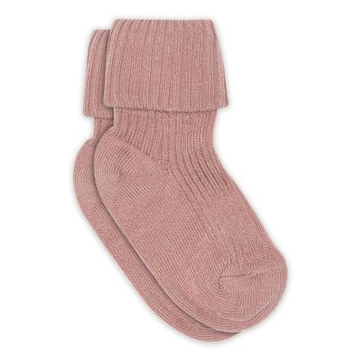 MP Denmark - Cotton rib baby socks - Wood Rose