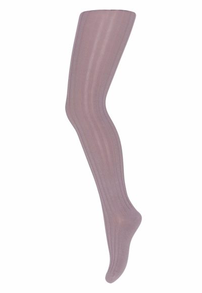 MP Denmark - Cotton rib tights - Lilac Shadow