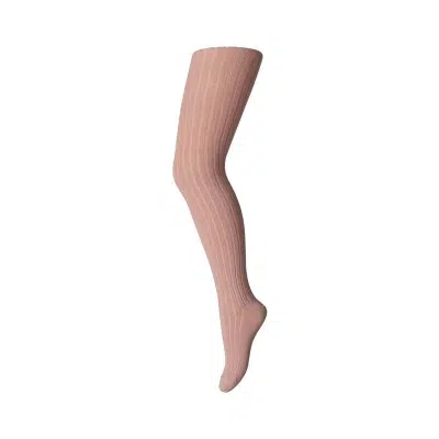 MP Denmark - Cotton rib tights - Wood Rose